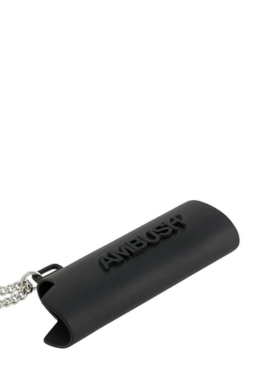 Shop Ambush Necklace With Lighter Holder In Black