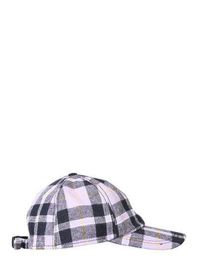 Shop Msgm Baseball Hat In Purple