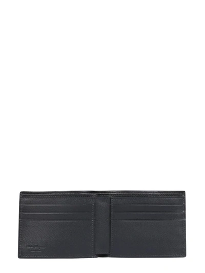 Shop Ferragamo Gancini Wallet In Black