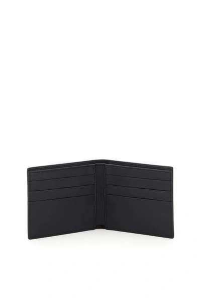 Shop Dolce & Gabbana Logo Print Leather Bifold Wallet In Dolce Gabbana F Nero