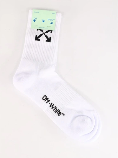 Shop Off-white Arrow Socks White