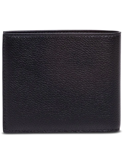 Shop Balenciaga Logoed Wallet In Black