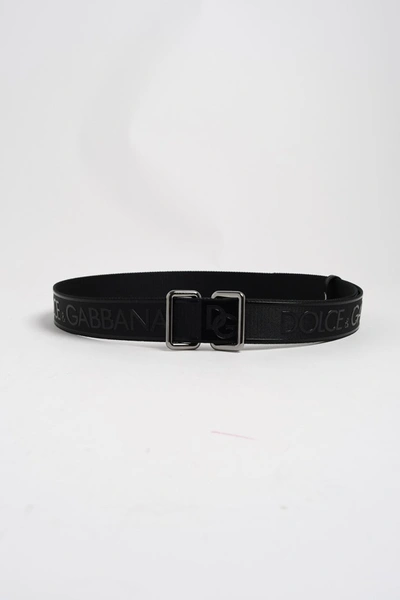 Shop Dolce & Gabbana Black H35 Belt