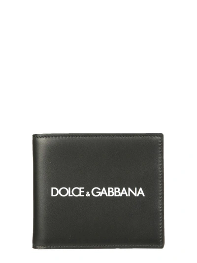 Shop Dolce & Gabbana Bifold Wallet In Black