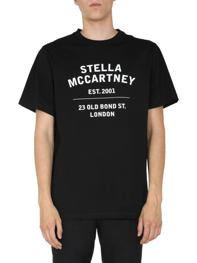 Shop Stella Mccartney Round Neck T-shirt Unisex In Black