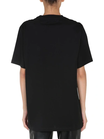 Shop Stella Mccartney Round Neck T-shirt Unisex In Black