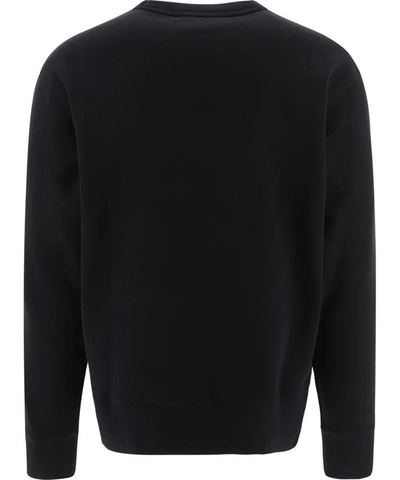 Shop Acne Studios "face" Sweatshirt In Black  