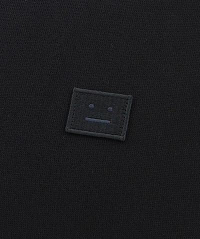 Shop Acne Studios "face" Sweatshirt In Black  