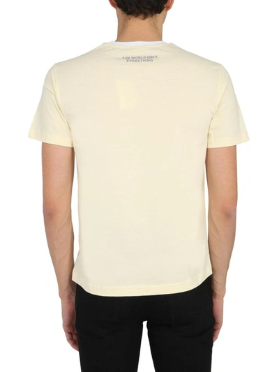 Shop Telfar Crew Neck T-shirt Unisex In Yellow