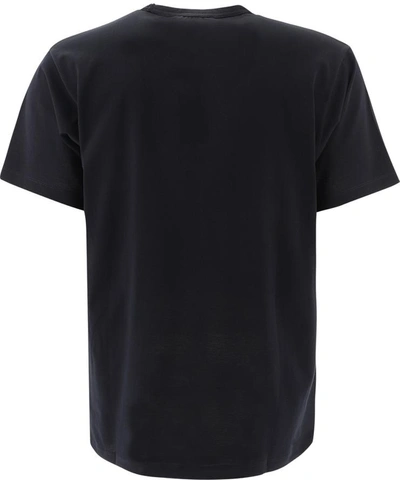 Shop Acne Studios "face" T-shirt In Black  