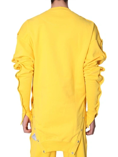 Shop Diesel Red Tag Sweatshirt In Collab With Glenn Martens Unisex In Yellow