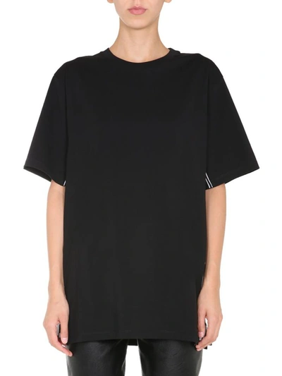 Shop Stella Mccartney Round Neck T-shirt Unisex In Black