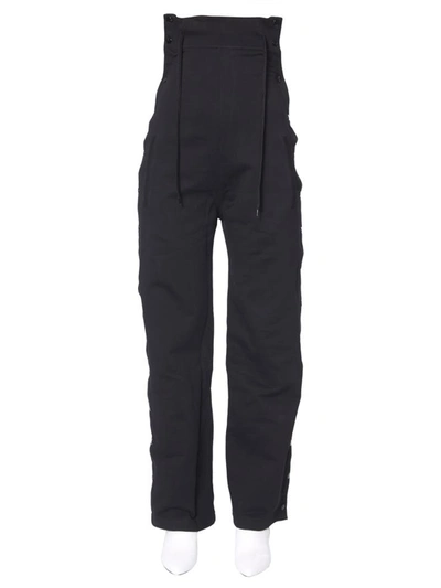 Shop Diesel Red Tag Pants In Collab With Glenn Martens Unisex In Black