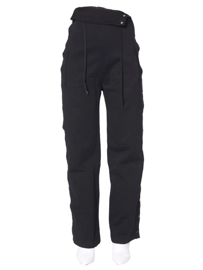 Shop Diesel Red Tag Pants In Collab With Glenn Martens Unisex In Black