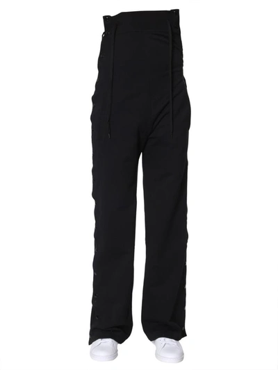 Shop Diesel Red Tag Pants In Collab With Glenn Martens Unisex In Black