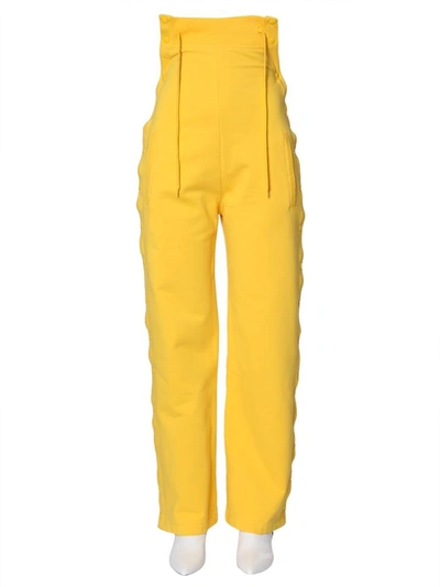 Shop Diesel Red Tag Trousers In Collab With Glenn Martens Unisex In Yellow