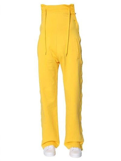 Shop Diesel Red Tag Trousers In Collab With Glenn Martens Unisex In Yellow