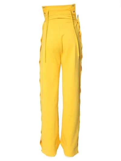 Shop Diesel Red Tag Trousers In Collab With Glenn Martens Unisex In Yellow