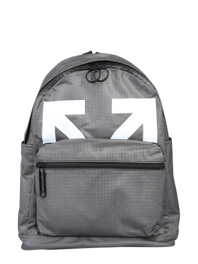 Shop Off-white "arrow" Backpack In Black