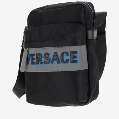 Shop Versace Bags In Black Bluette