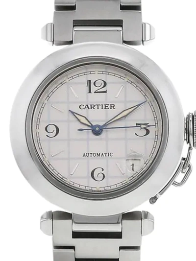 Pre-owned Cartier 1990  Pasha 35mm In Silver