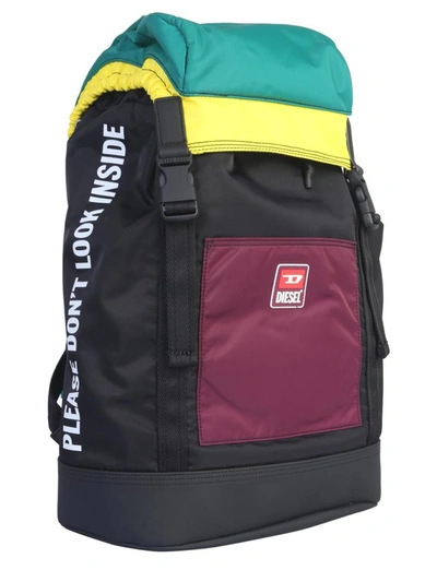 Shop Diesel F-suse Backpack In Multicolour