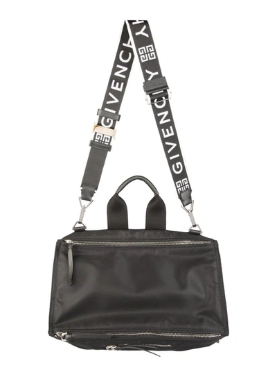 Shop Givenchy Pandora Messenger Bag In Black