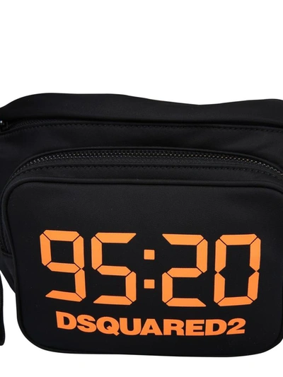 Shop Dsquared2 Belt Bag With 95:20 Print In Black