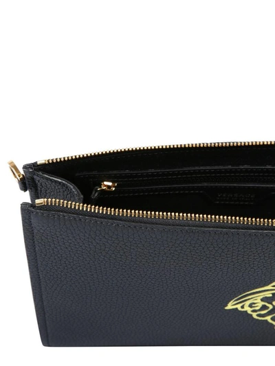 Shop Versace Small Icon Pouch In Black