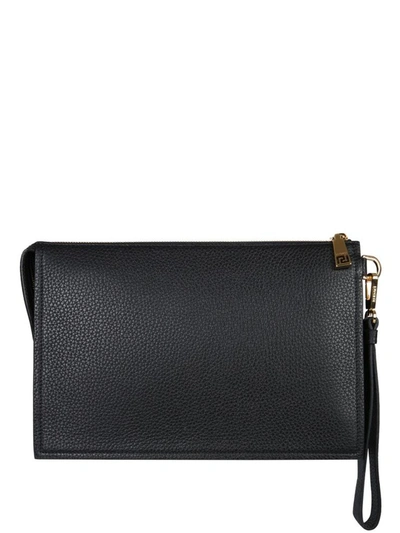 Shop Versace Small Icon Pouch In Black