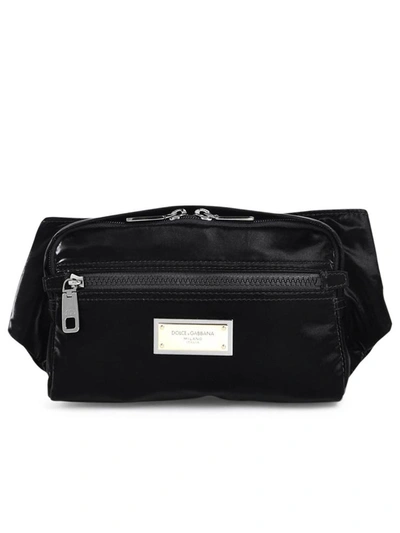 Shop Dolce & Gabbana Black Sambloil Fanny Pack