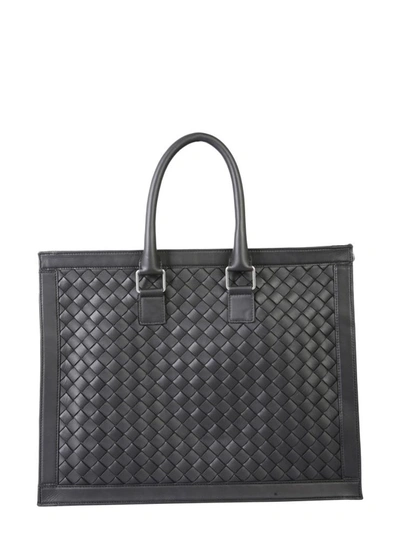 Shop Bottega Veneta Business Bag In Black