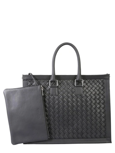 Shop Bottega Veneta Business Bag In Black