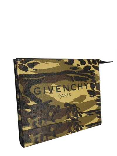 Shop Givenchy Medium Pouch With Logo In Multicolour