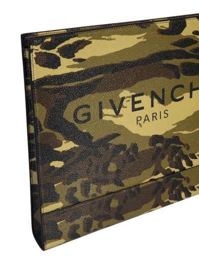 Shop Givenchy Medium Pouch With Logo In Multicolour