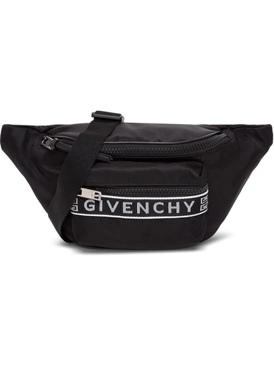 Shop Givenchy "light 3" Nylon Waistbag In Black