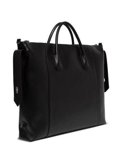 Shop Givenchy Antigona Shoulder Bag In Black Leather