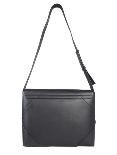 Shop Bottega Veneta Messenger Bag In Black