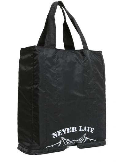 Shop Maison Margiela Shopping Bag In Technical Fabric In Black