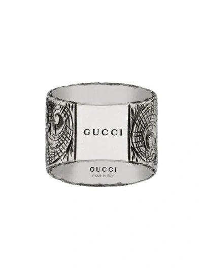 Shop Gucci C Letter Ring In Silver
