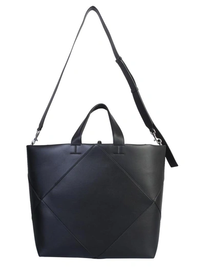 Shop Bottega Veneta Large Tote Bag In Black