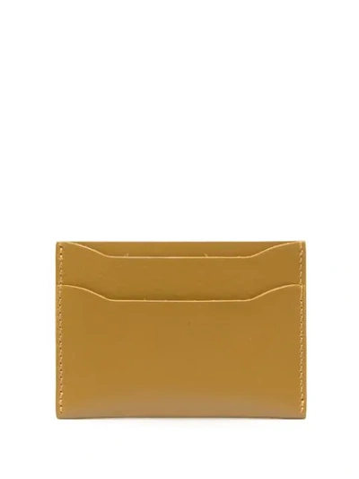 Shop Ally Capellino Slim Cardholder In Yellow