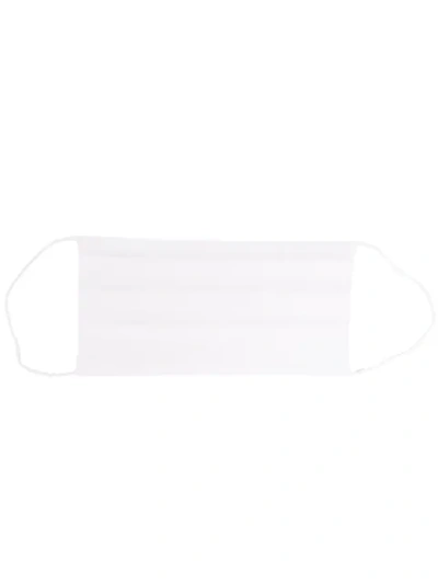 Shop No Ka'oi Pleated Face Mask In White