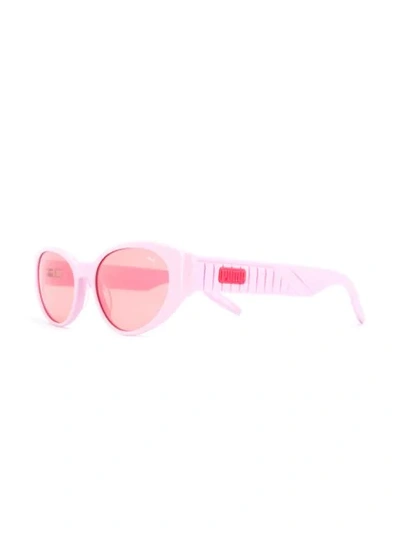 Shop Puma Cat-eye Frame Sunglasses In Pink