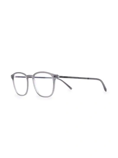 Shop Mykita Lavra Round-frame Glasses In Grey