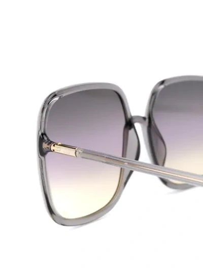 Shop Dior So Stella Oversized Sunglasses In Grey