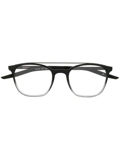 Shop Nike Square-frame Glasses In Black