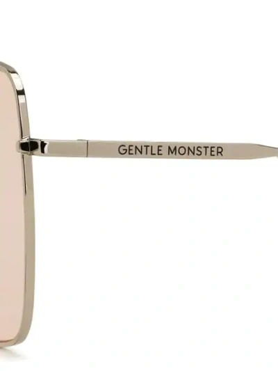 Shop Gentle Monster Wind Wind 02 Oversized Sunglasses In Pink