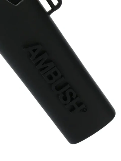 Shop Ambush Lighter-case Keyring In Black