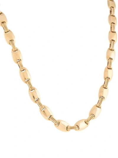 Pre-owned Hermes  Suroit Chain Link Necklace In Gold